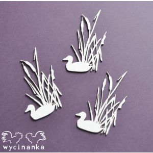 Tekturka Wycinanka Birds Paradise - Kaczki, 3szt